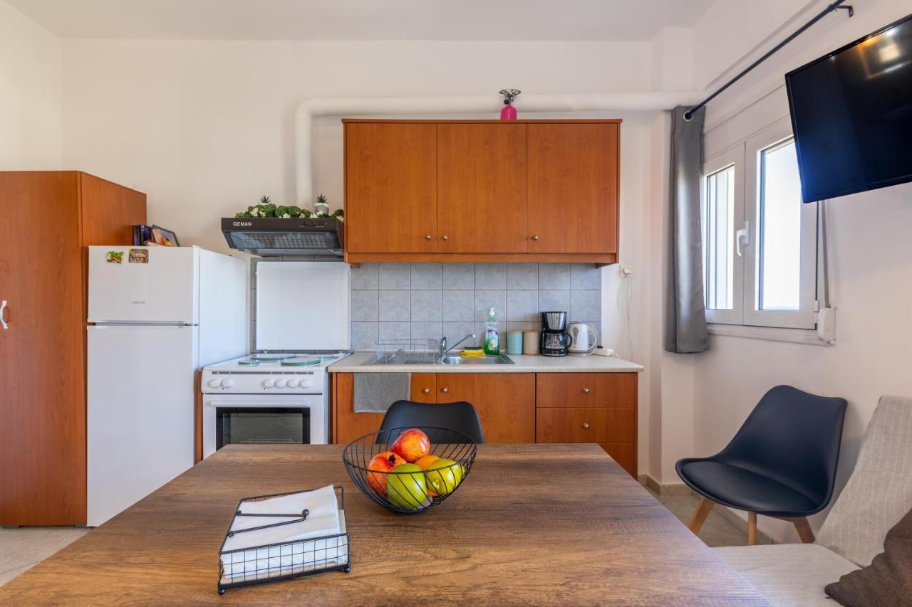 Studio On The Closest Beach To The City! Amoudara Lasithiou Eksteriør bilde