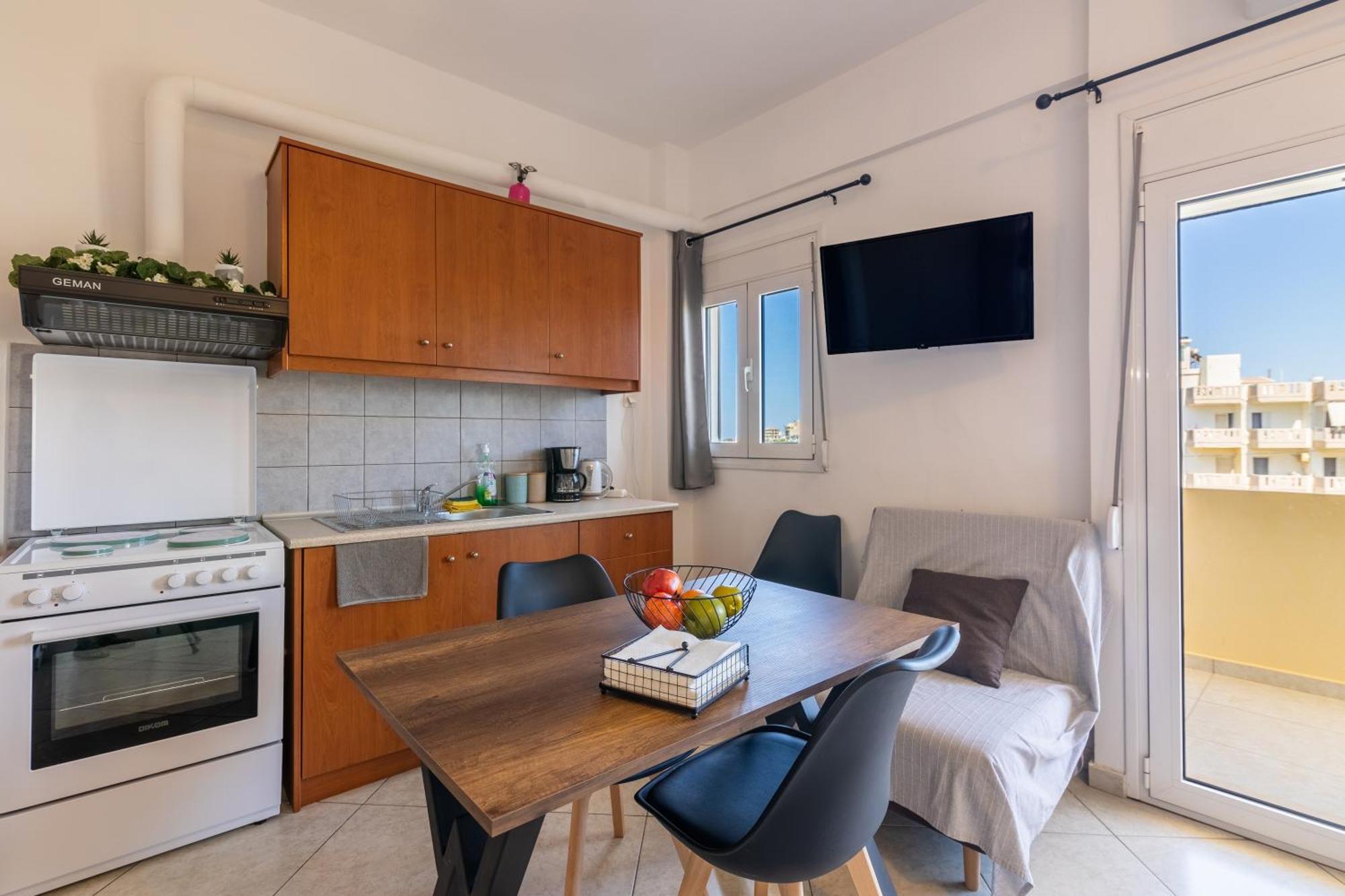 Studio On The Closest Beach To The City! Amoudara Lasithiou Eksteriør bilde