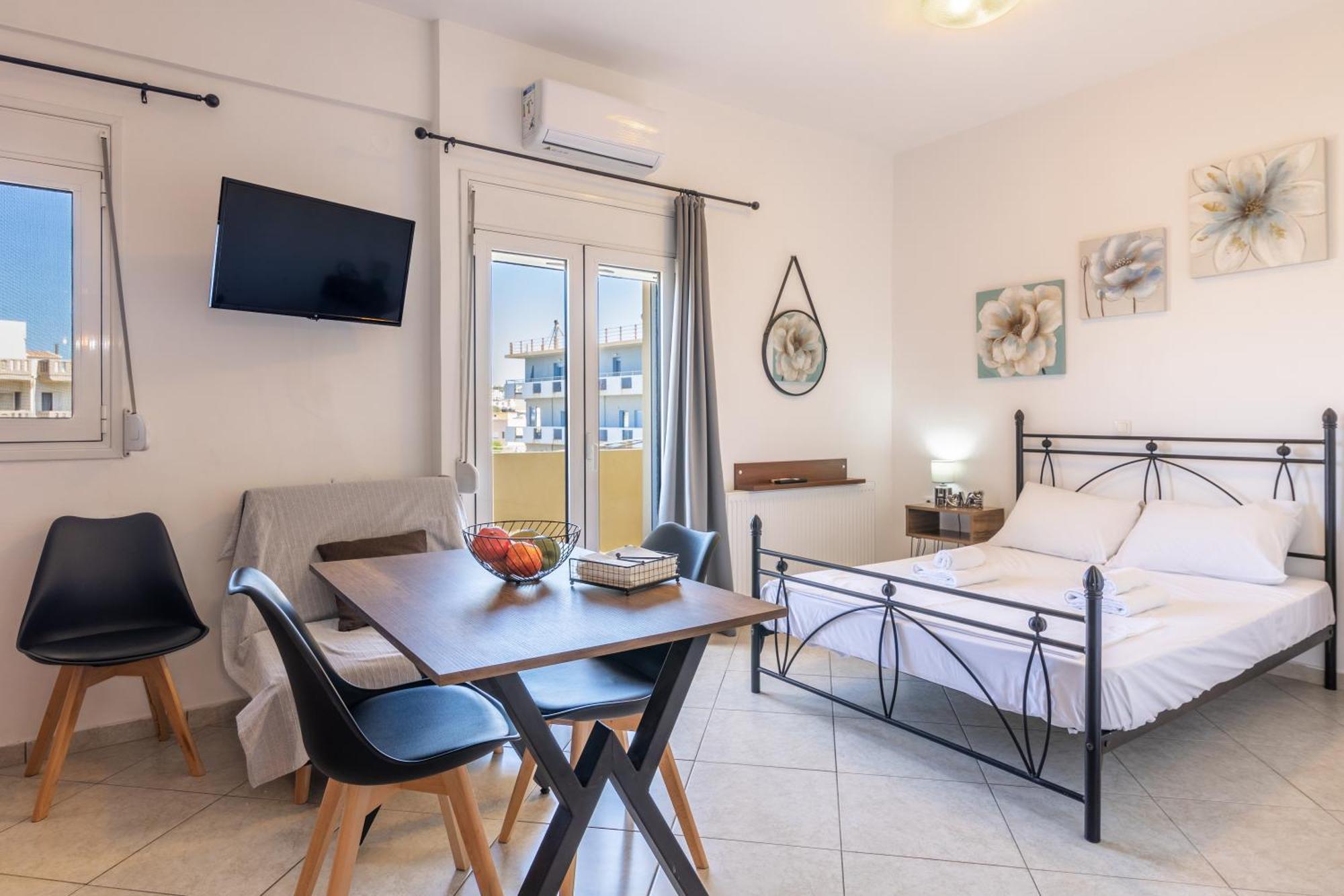 Studio On The Closest Beach To The City! Amoudara Lasithiou Eksteriør bilde